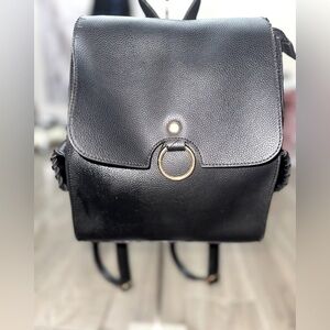 "Blake Mini Backpack Purse  in Black" by Foley + Corinna.
